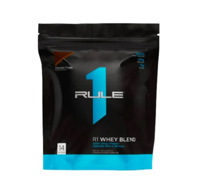 Rule1 whey blend 1Lb (Choc fudge)