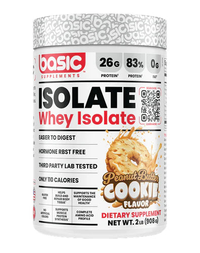 Basic Whey Isolate 2Lb (Peanut Butter Cookie)