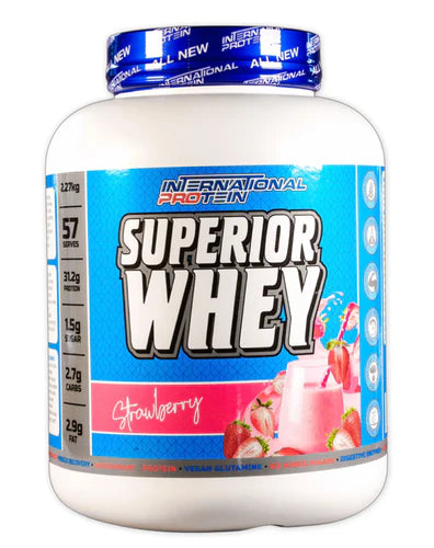 International Protein Superior Whey 5Lb (Strawberry)