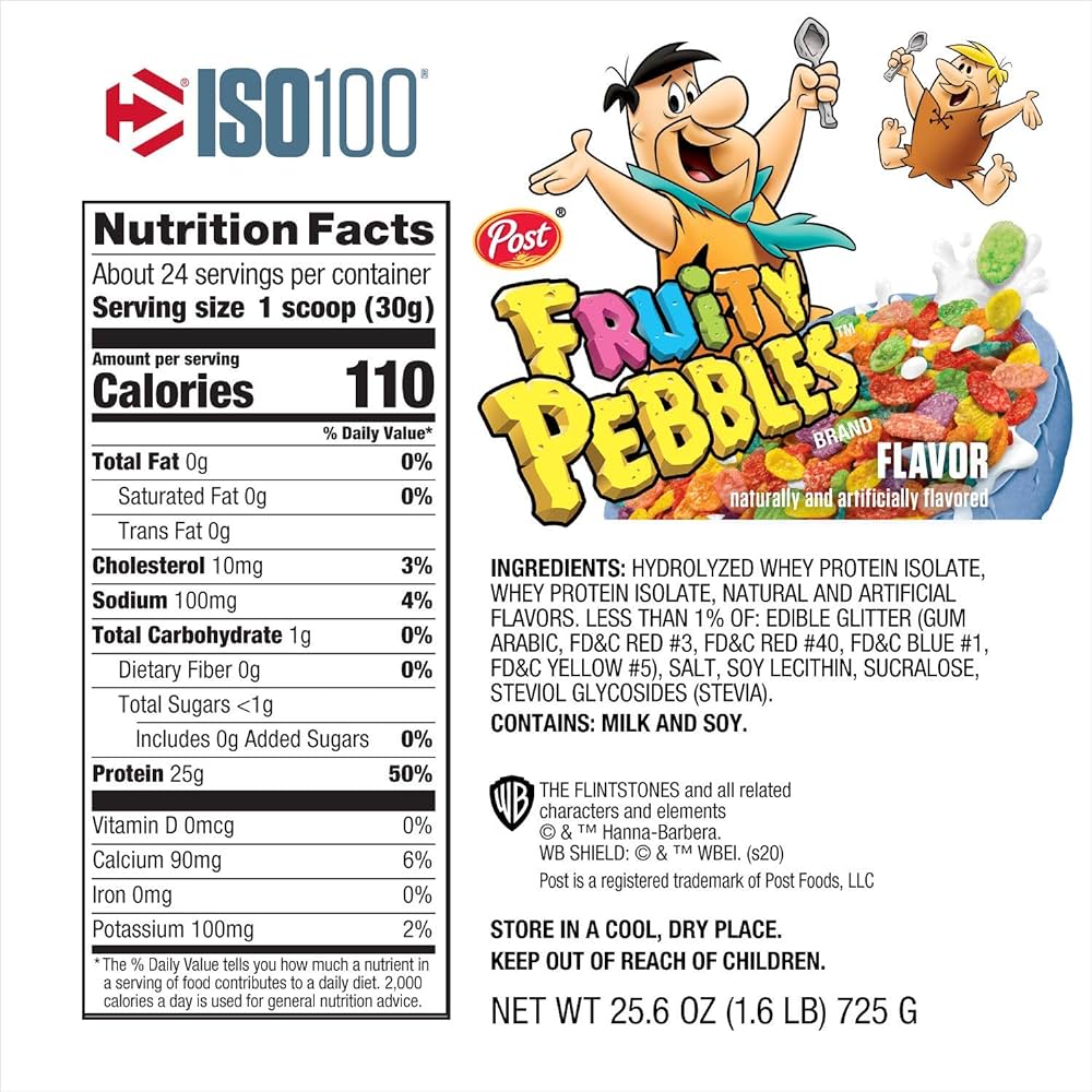 DY ISO 100 20 SERVE FRUITY PEBBLES