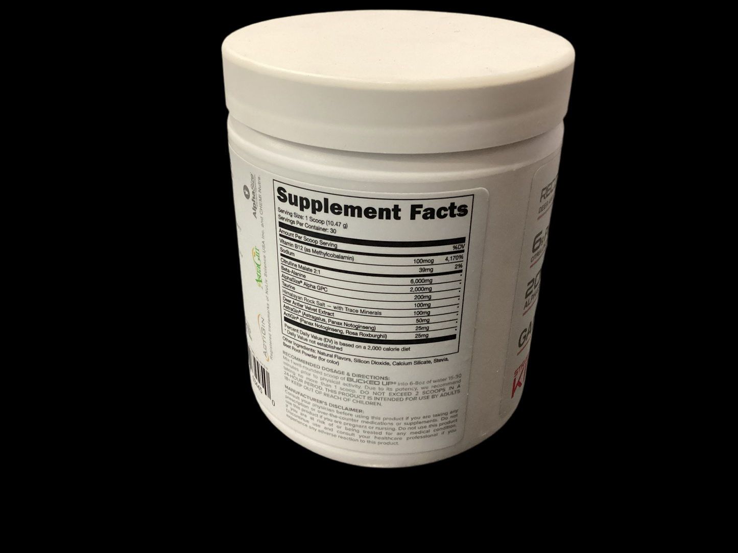 BUCKED UP Non-Stim Pump 30servings (Pink Lemonade)