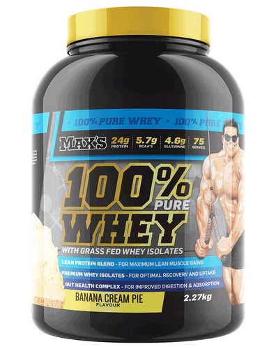 MAX’S 100% WHEY 2.27kg (Banana Cream Pie)