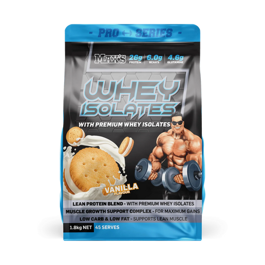 MAX’S WHEY ISOLATES 900g (Caramel Flavour)