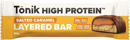 Tonik HlGH PROTEIN BAR 12G SALTED CARAMEL