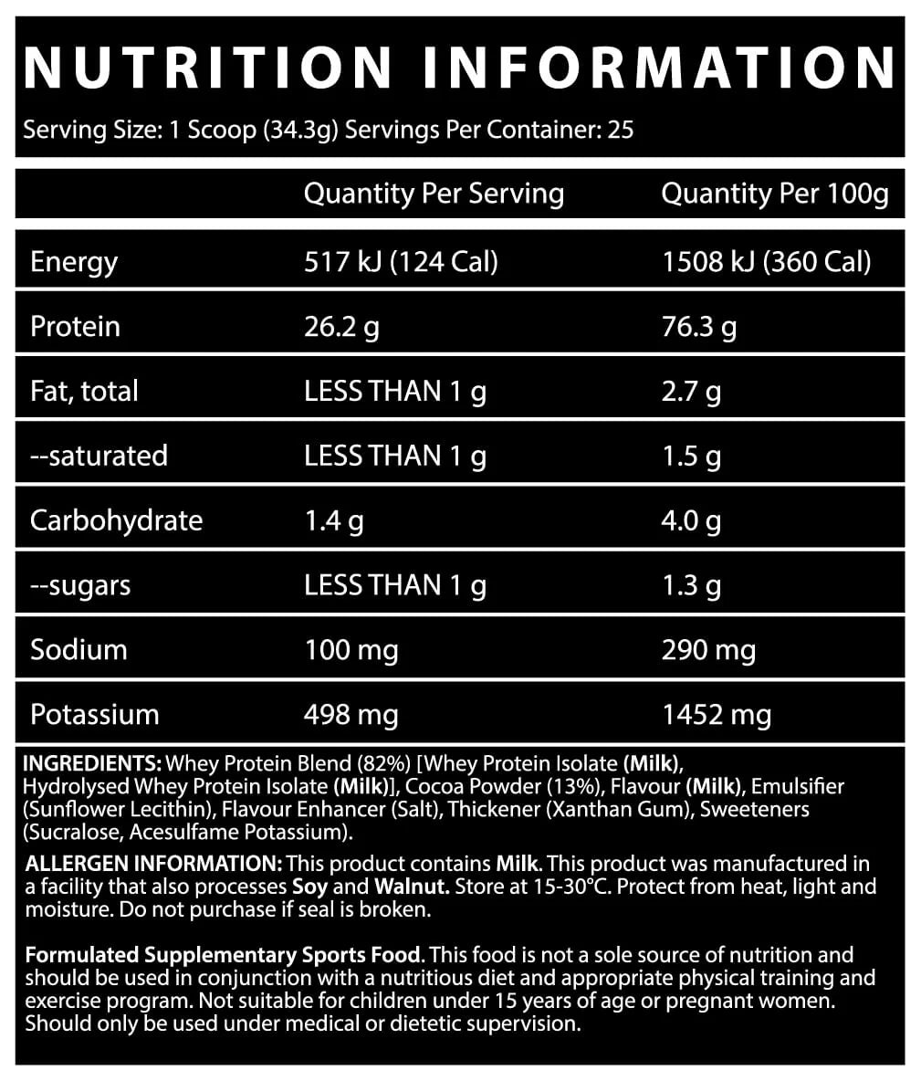 INSPIRED WHEY ISOLATE 25s (VANILLA)