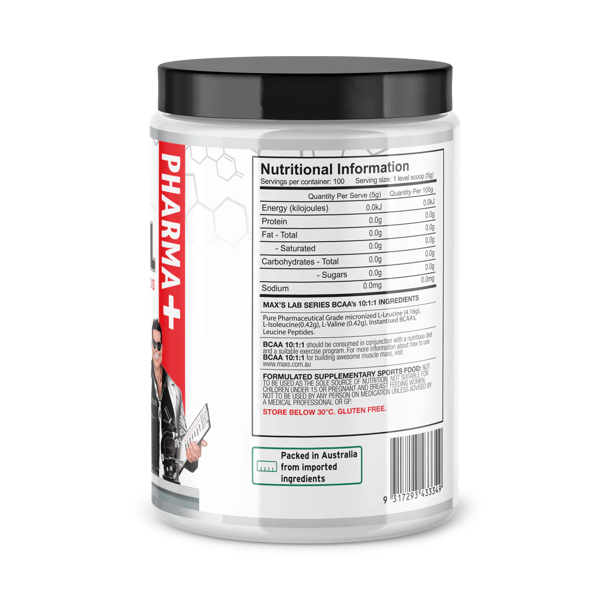 MAX’S BCAA 500g (Non-flavoured)