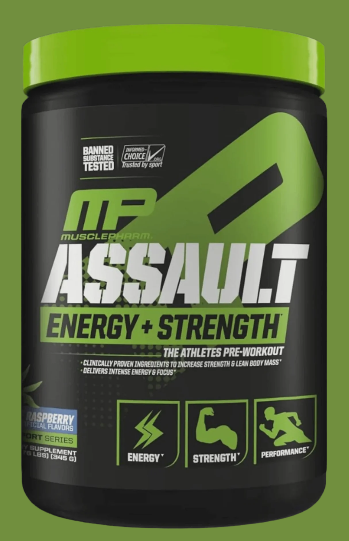 MusclePharm Assault Pre-workout 30s (Blue Raspberry)