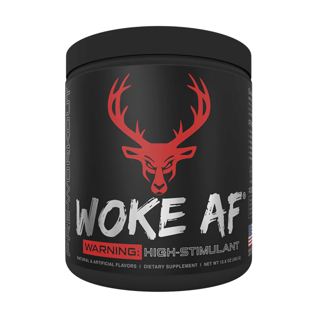 WOKE AF High Stimulant Pre-Workout (Blood Razz)