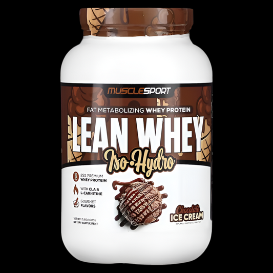 MUSCLE SPORT Lean Whey 2lb (CHOCOLATE ICE CREAM)