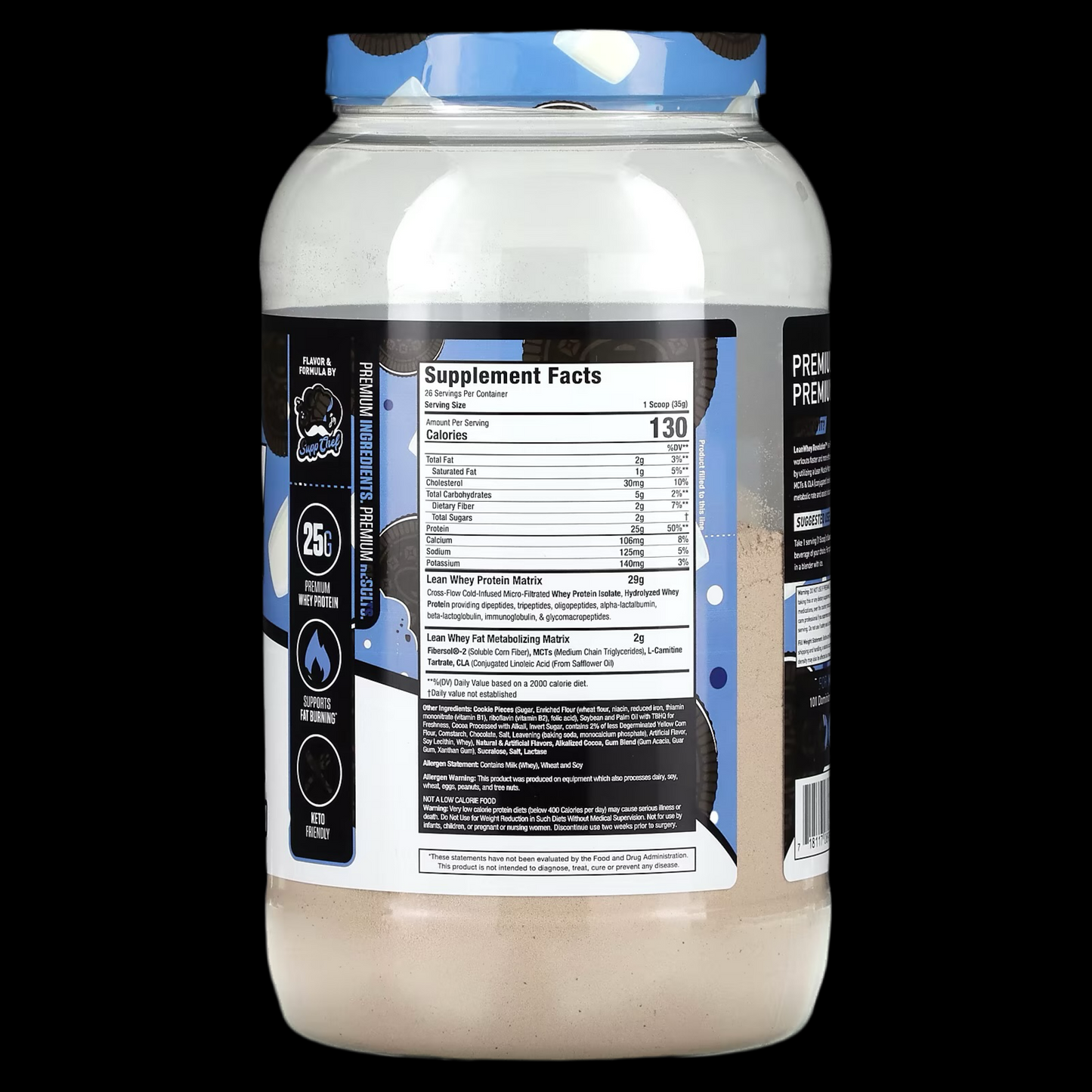 MUSCLE SPORT Lean Whey 2lb ( COOKIES & CREAM)