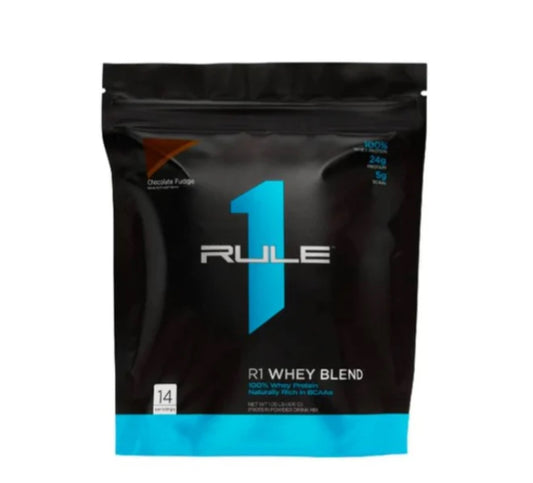 Rule1 whey blend 1Lb (Choc fudge)