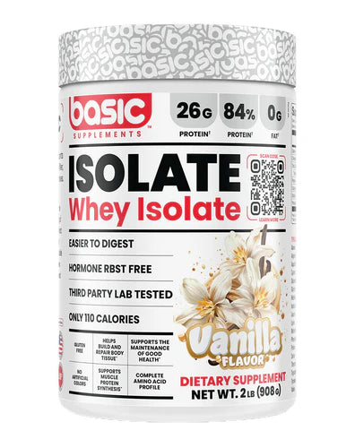 Basic Whey Isolate 2Lb (Vanilla)