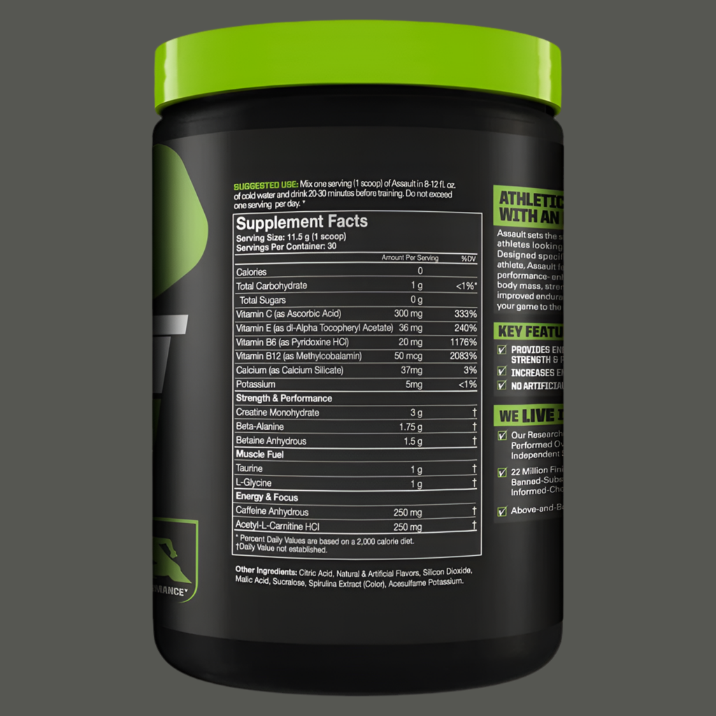 MusclePharm Assault Pre-workout 30s (Fruit Punch)