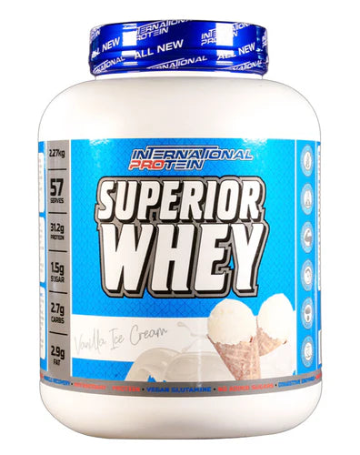 International Protein Superior Whey 5Lb (Vanilla Ice Cream)
