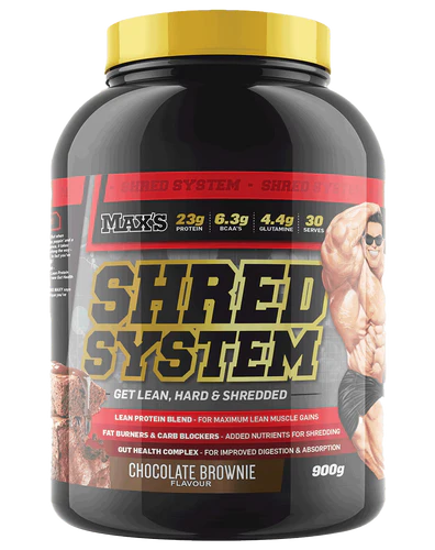 MAX’S SHRED SYSTEM 900g (Chocolate Brownie)