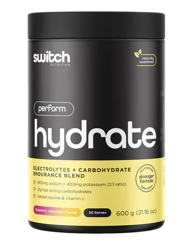 Hydrate perform Switch 600g (Raspberry Lemonade)