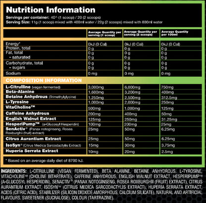 HYPER MAX Pre-workout (Mango Kiwi)
