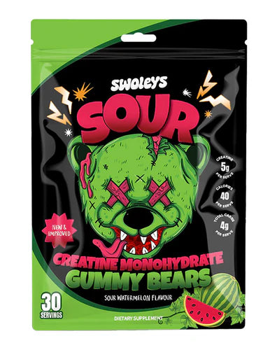 Creatine MONOHYDRATE Swoleys 30s (Sour Watermelon)