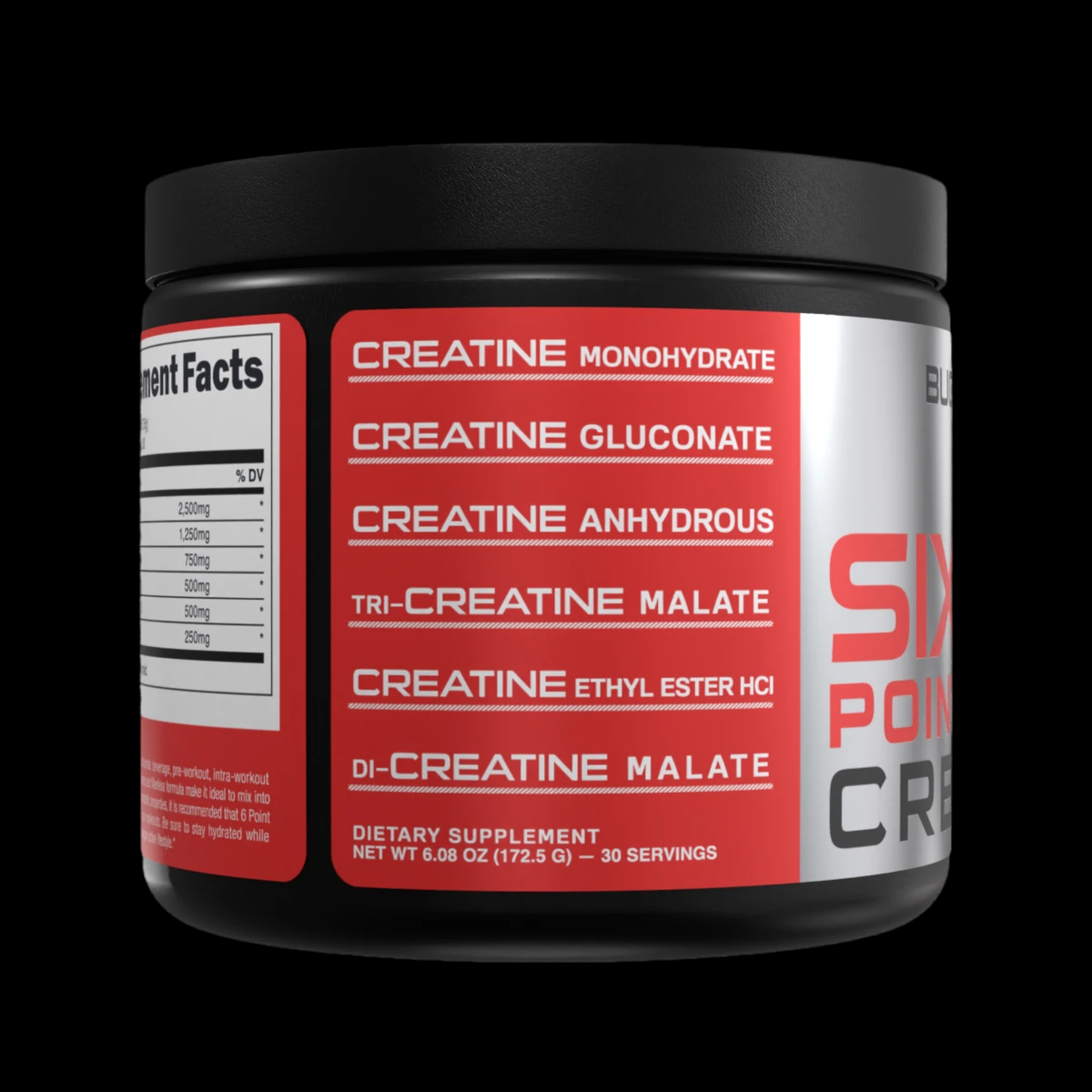 BUCKED UP SIX CREATINE (172g)