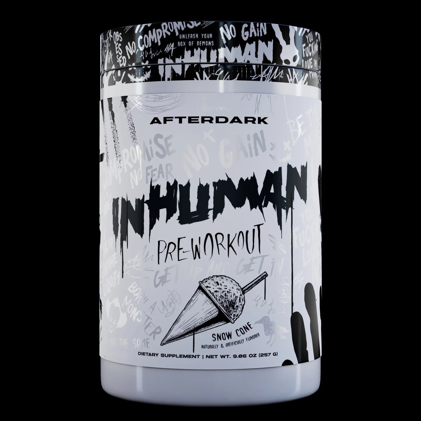 AFTER DARK INHUMAN pre-workout 20s (SNOWCONE)