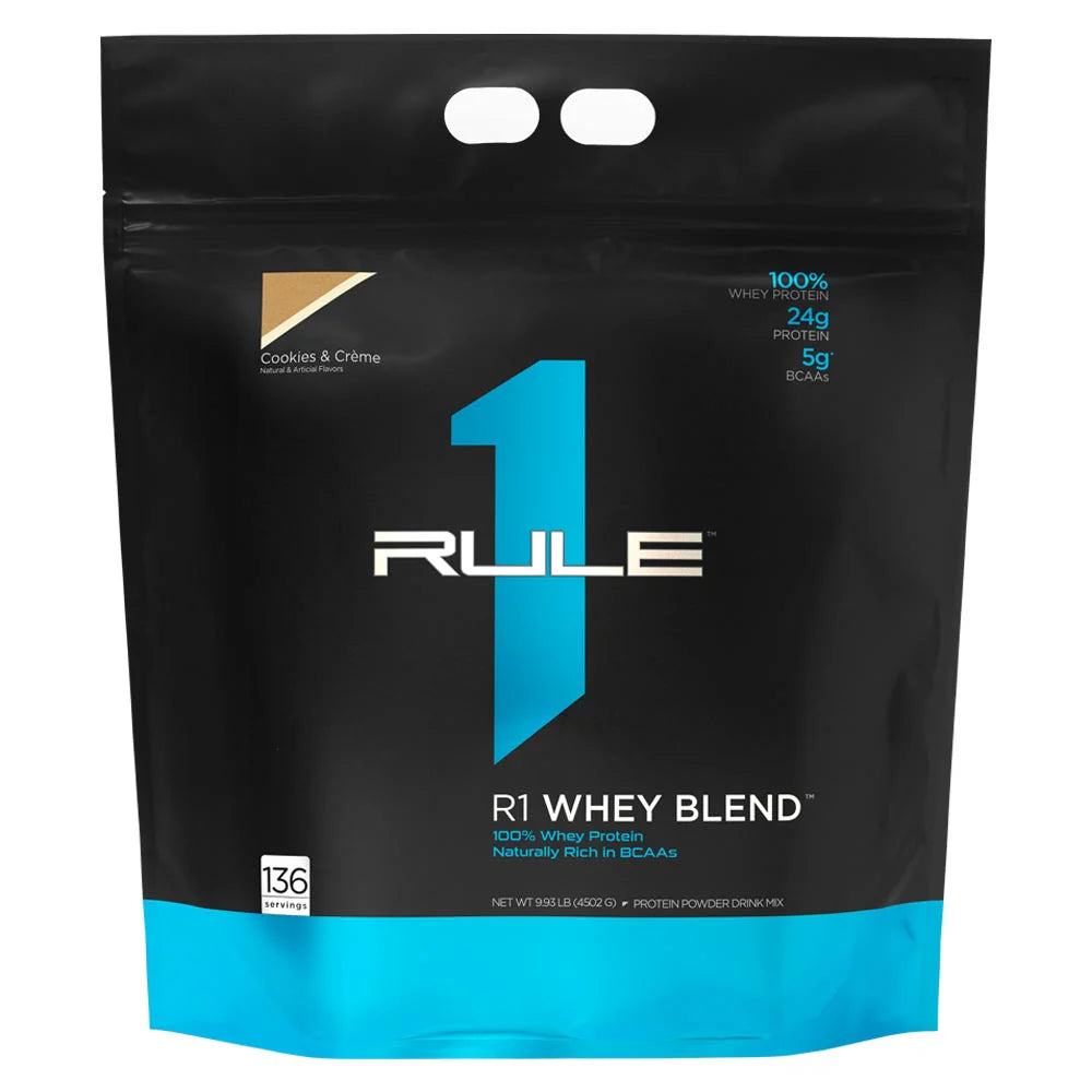 Rule1 whey blend 10Lb (Cookies & Cream)