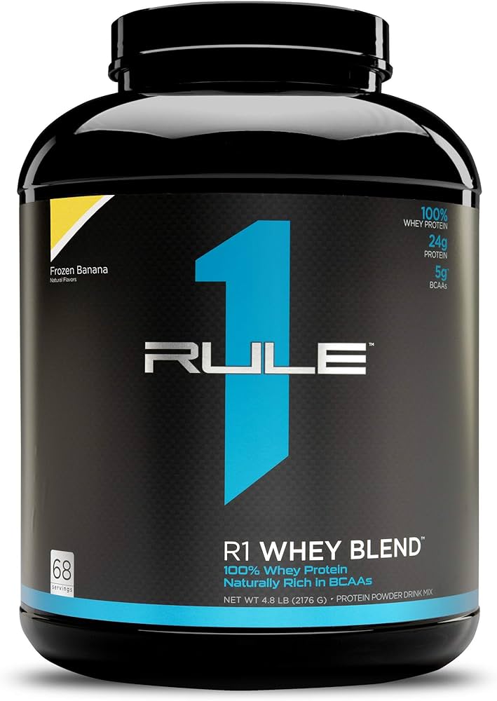 Rule1 whey blend 5Lb (frozen banana)