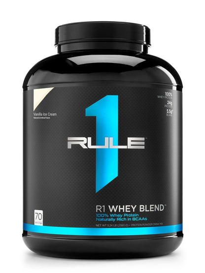 Rule1 whey blend 5Lb (Vanilla ice cream)