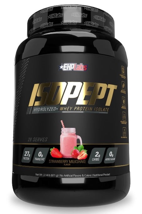 EHP whey iso 2LB strawberry milkshake