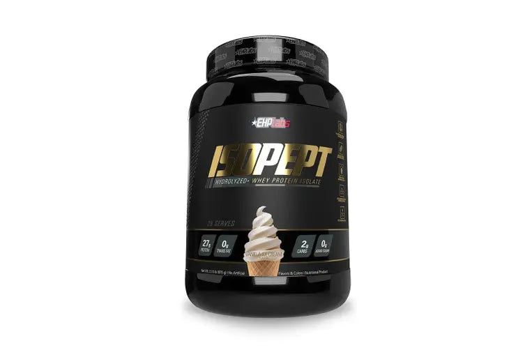 EHP whey iso 2LB vanilla ice cream