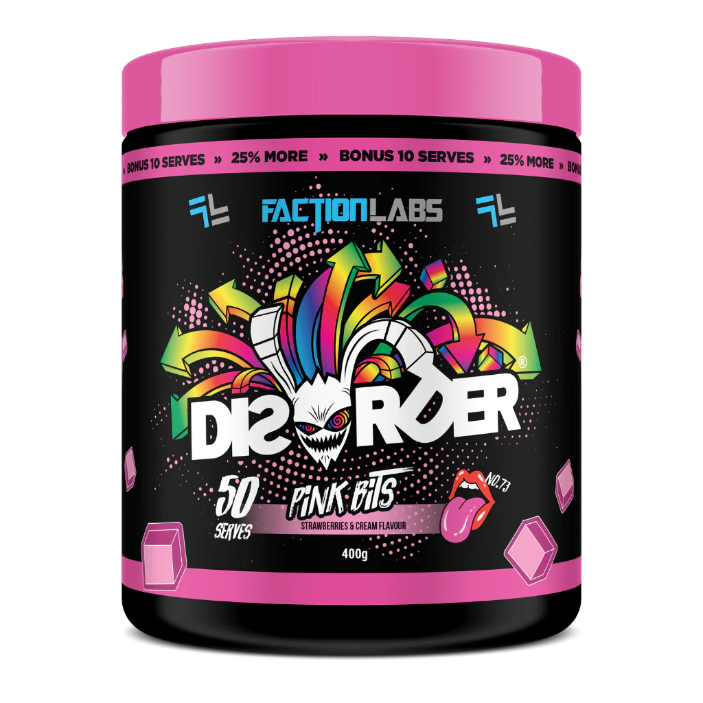 Disorder - (pre-workout 50 serves) Pink Bits