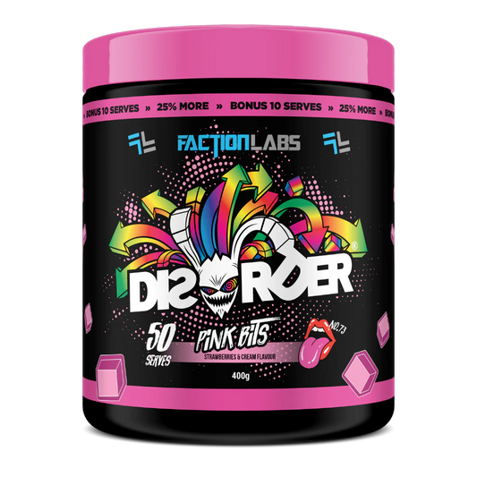 Disorder - (pre-workout 50 serves) Pink Bits