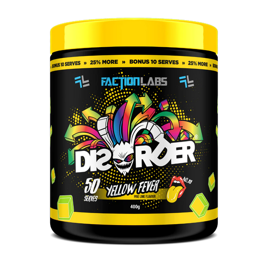 Disorder - (pre-workout 50 serves) Yellow Fever