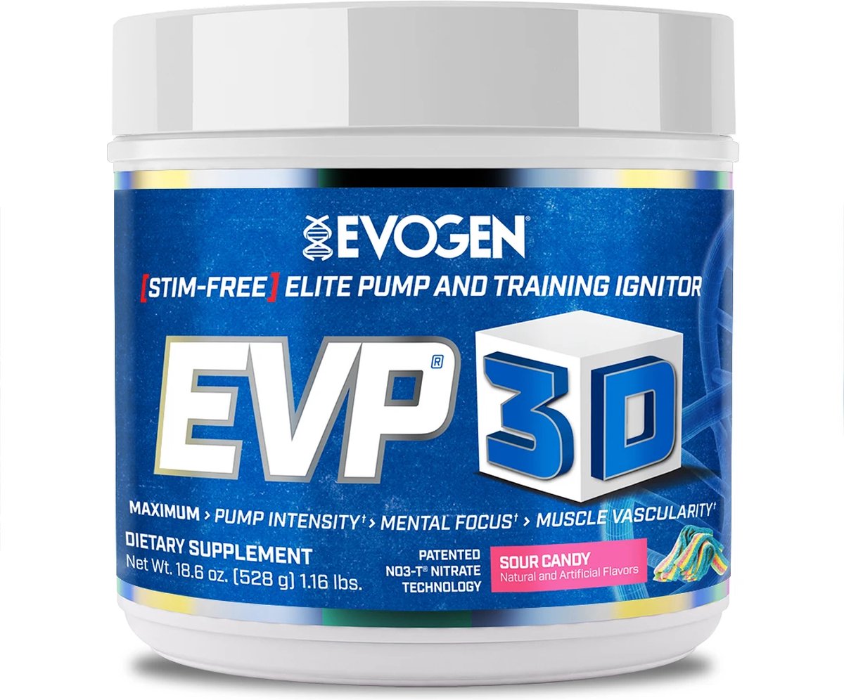 EVP 3D Stim-free Pre-workout (sour candy)