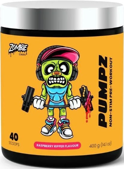 Zombie Pumpz non-stim pre-workout 40s (Raspberry Ripper)