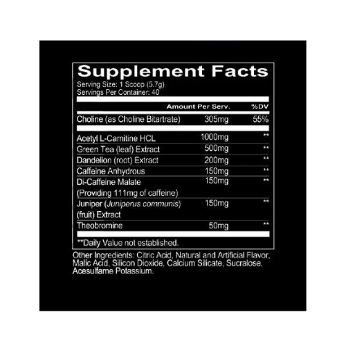 Redcon Double tap (Pre-cardio 40 servings) Strawberry Mango