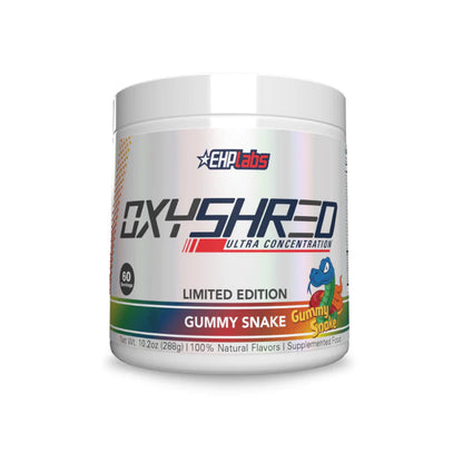 OXYSHRED Thermogenic (fat burner 300 g I 60 Servings) Gummy Snake