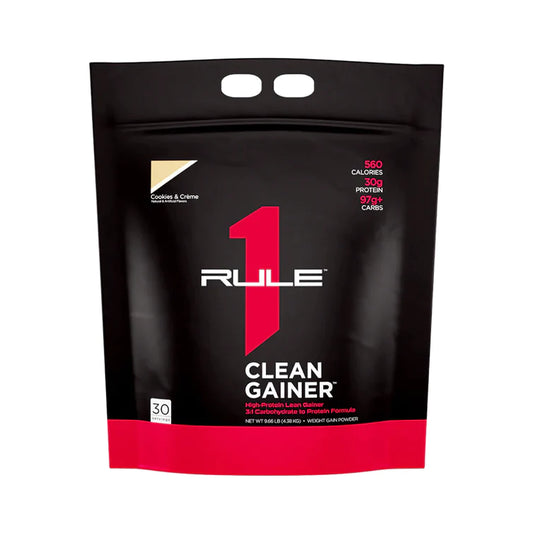 Rule1 Clean gainer 10Lb (cookies and crème)