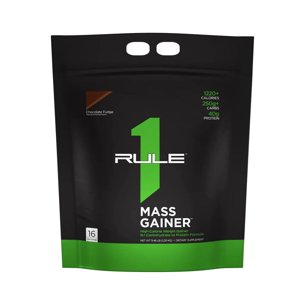 Rule1 mass gainer 12Lb (choc fudge)