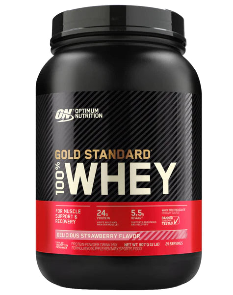 ON WHEY GOLD (STRAWBERRY) 907G