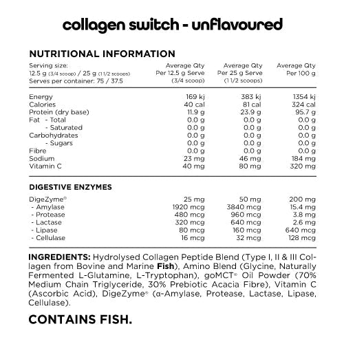 COLLAGEN SWITCH (Unflavoured 75 serve)