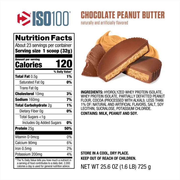 DY ISO 100 20 SERVE CHOCOLATE PNUT/BUT