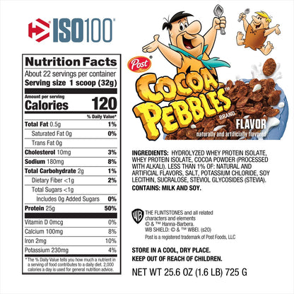 DY ISO 100 20 SERVE COCOA PEBBLES