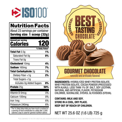 DY ISO 100 20 SERVE GOURMET CHOCOLATE