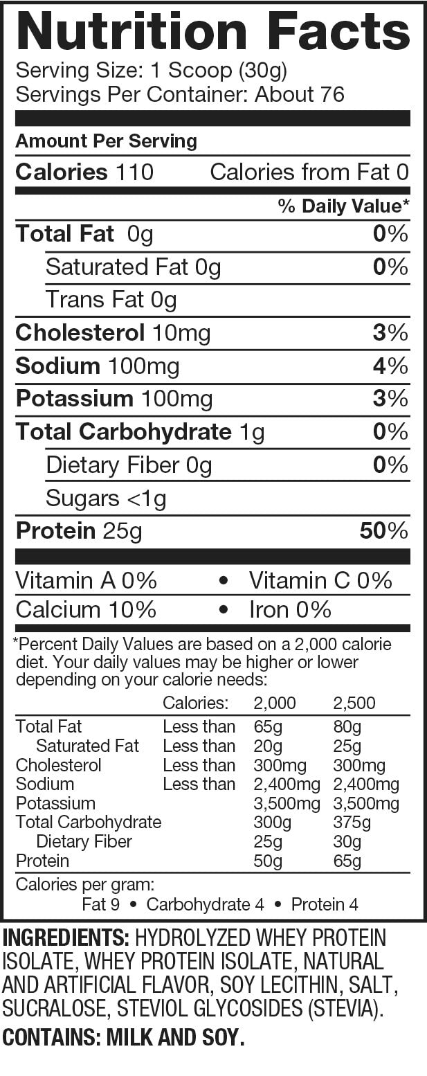 DY ISO 100 5LB GOURMET VANILLA