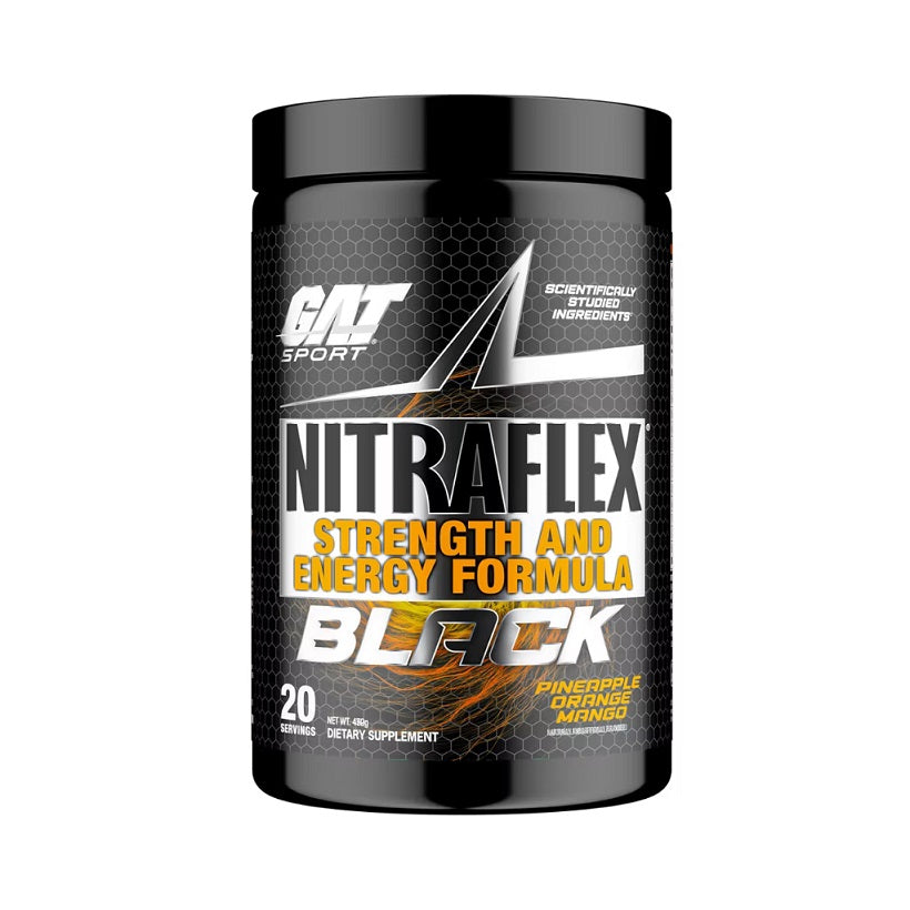 GAT NITRAFLEX BLACK Pre-workout 20s (pineapple orange mango)