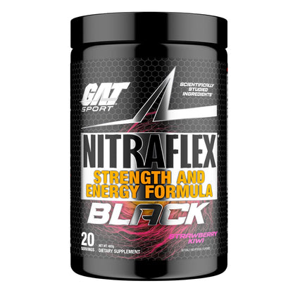 GAT NITRAFLEX BLACK Pre-workout 20s (Strawberry kiwi)