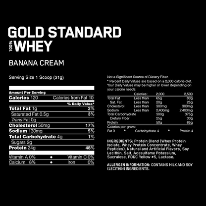 ON WHEY GOLD (BANANA) 907G