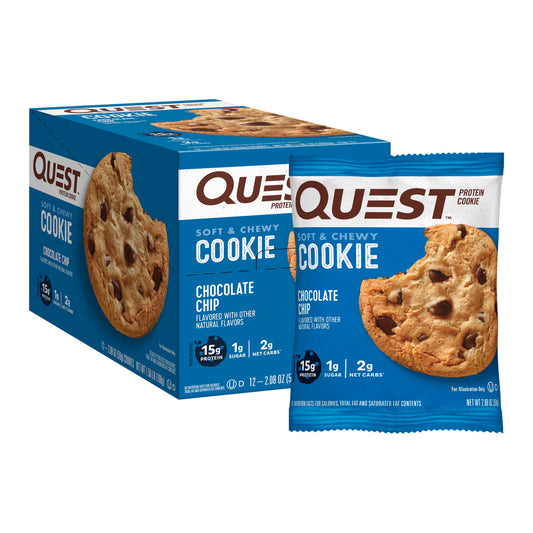 Quest cookies (Choc chip & Double choc)