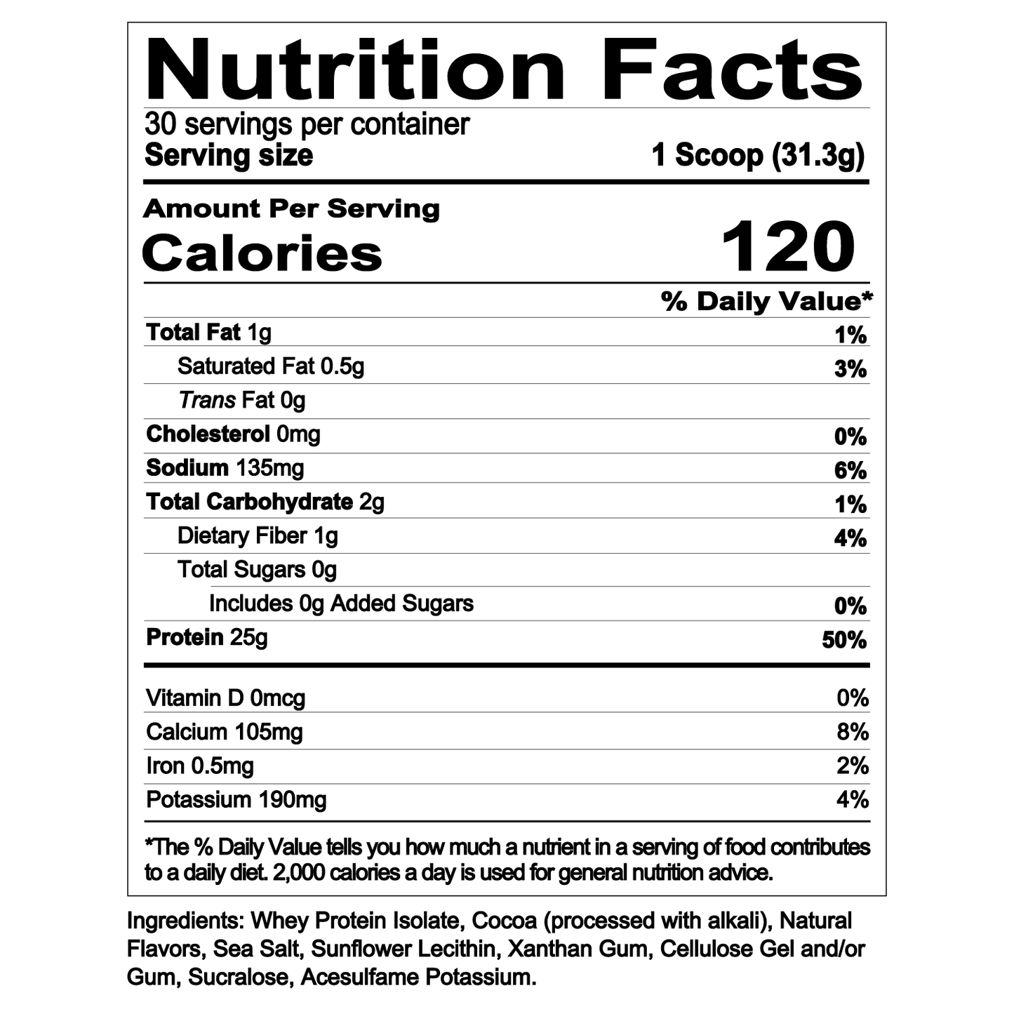 REDCON1 WHEY ISOLATE 30s CHOCOLATE