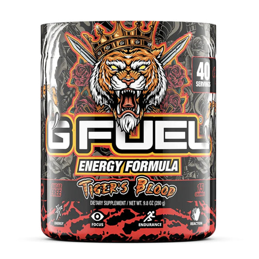 G FUEL PRE-WORKOUT 40s TIGER’S BLOOD